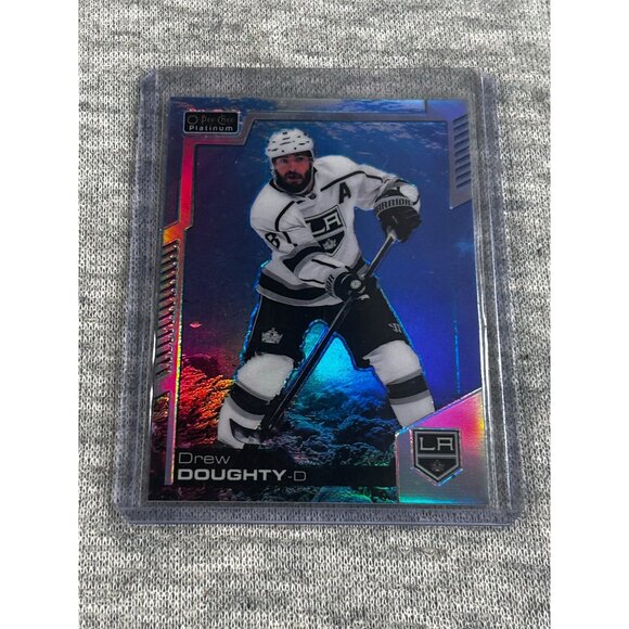 O-Pee-Chee Platinum Base Aquamarine #127 Drew Doughty 2020-21 Trading Card - Picture 1 of 9